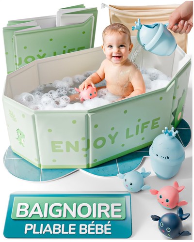 Kit baignoire pliable enfant - baignoire,