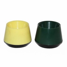 Lot of 2 Vintage Mesh Plastic Advertising Coaters