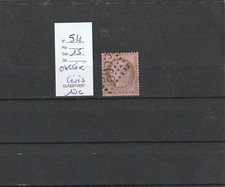 timbre france oblitéré YT 54