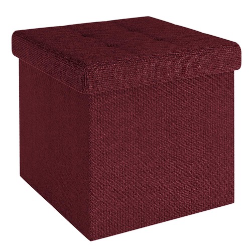 Pouf pliable 38x38x38cm - pouf, en