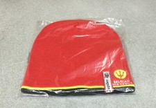 BONNET LAINE ROUGE BIERE BELGE BELGIAN BEER JUPILER FOOT FOOTBALL RED DEVILS