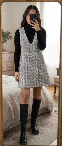 Maje robe t36 tweed - maje,