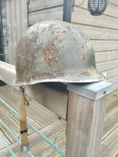Coque De Casque US WW2 Dans L'état A Restaurer 