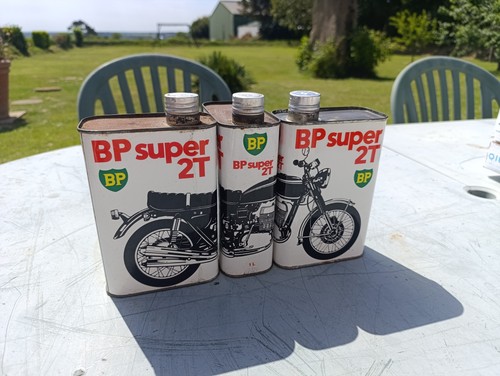 Lot bidons huile super 2t - bidons,