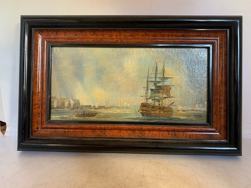 Ancienne peinture marine - ancienne,