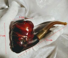 Pipe "Tête de Nubien" En Bois