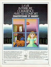 advertising 0121 1973 Chaffoteaux & Maury wall boiler heating