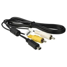 Câble AV audio vidéo pour Olympus E-30 E-50 E-330 E-410 E-450 E-500 E-400 E-420
