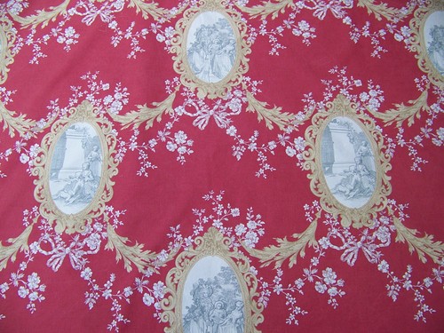 Coupon tissu medaillons - coupon, de