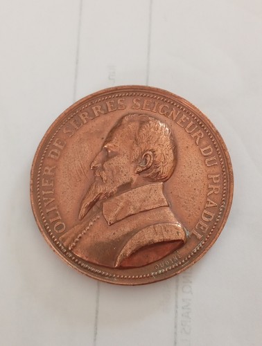 Médaille olivier serres - médaille, de