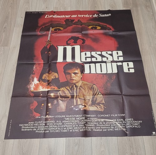 Messe noire affiche - noire",