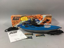 Boîte Vintage ACTION MAN Bateau CANOÉ D'ASSAUT Avec Moteur 1996 HASBRO