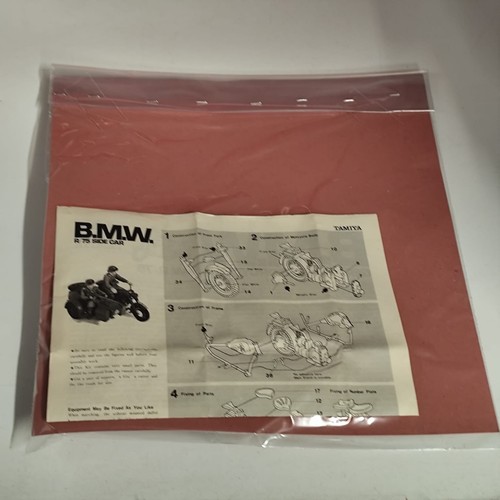 Moto sidecar bmw tamiya - moto,