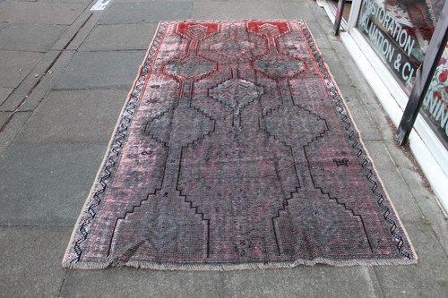 Tapis oriental vintage fait - tapis,