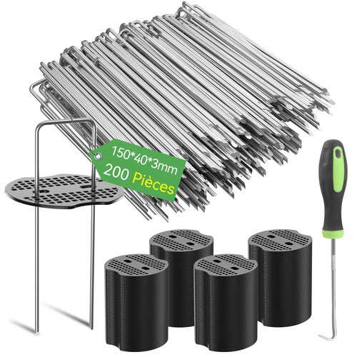 Graxury 200pcs 15cm piquets - 200pcs, de