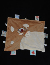 Doudou plat cheval beige