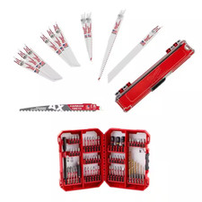 MILWAUKEE SHOCKWAVE Impact Duty Alloy Steel Screw Driver Bit Set W/Sawzall Recip