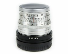 Soviet Lens 50mm f/2 JUPITER - 8  Copy Sonnar Mount M39 - Fujifilm FX