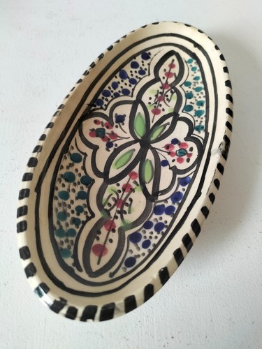 Ravier marocain céramique - marocain, en