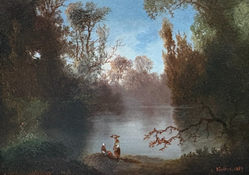 Peinture ancienne original - peinture,