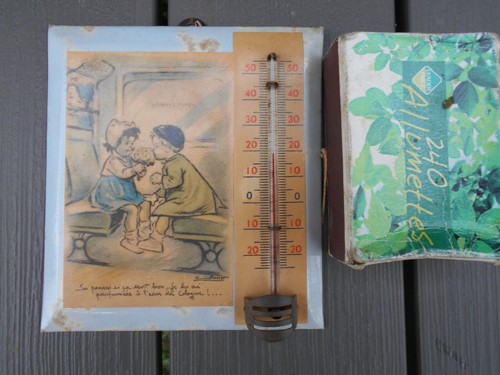 Ancien glaçoïde thermomètre