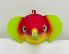 Pylones entonnoir éléphant vert/rose 18 x 13 cm env