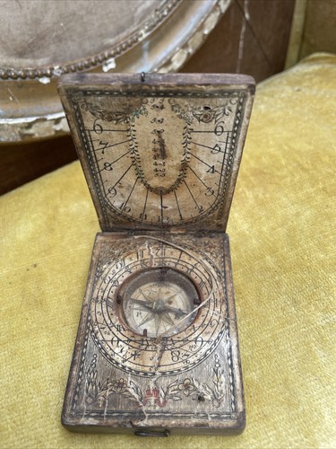 Rare ancienne boussole avec - boussole,