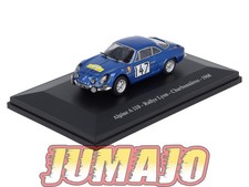 ALP19 Voiture 1/43 Eligor RENAULT Alpine A 110 Rallye Lyon Charbonnières #147 19