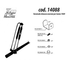 Adaptateur pour porte-vélos Senior 7009 pour cadres de 80 à 100 mm