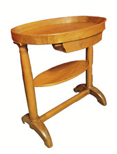 Table Console d'entrée en bois massif style restauration