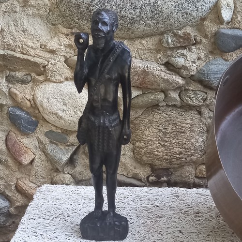 Statue ébène art - statue, africain