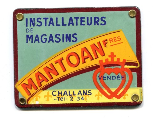 Plaque émaillée ancienne - ,