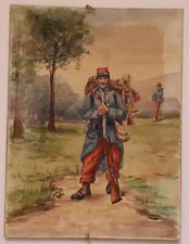 A.MASSON 1897 AQUARELLE LE