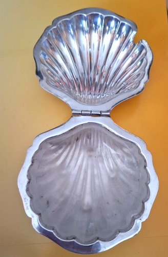 Ancien beurrier coquille saint - beurrier,