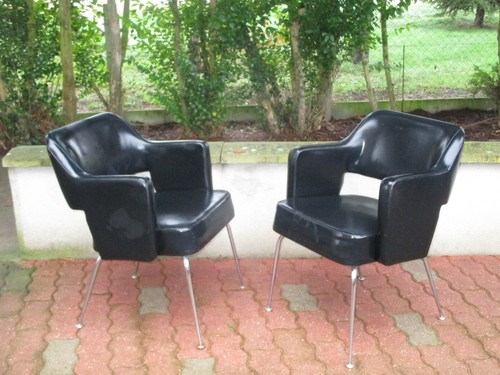 Paire fauteuils dlg epoque - dlg,