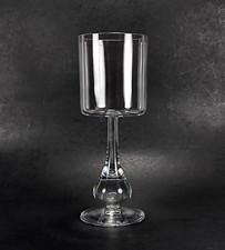 Baccarat Jose Crystal Wine Glass Teardrop Stemware 7.75" Boris Tabacoff Vintage