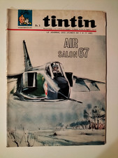 JOURNAL TINTIN N° 970 DU 25 MAI 1967 COUVERTURE AIR SALON AVIATION