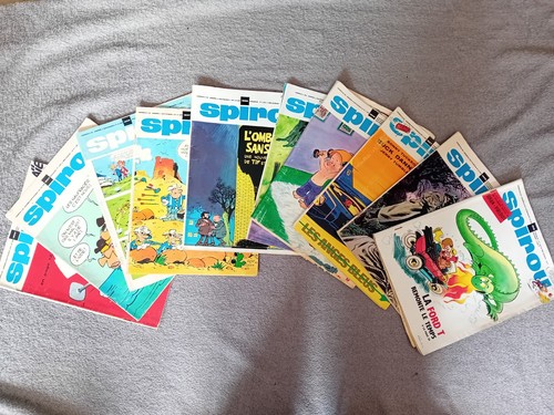 Lot magazines spirou vintage - magazines,