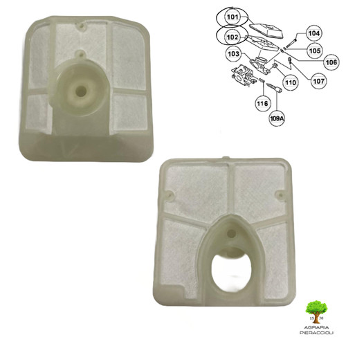 Filtre air complet scie - complet,