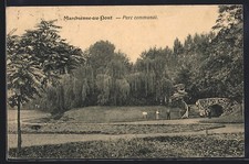 CPA Marchienne-au-Pont, Parc communal 1920 