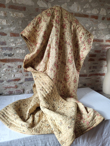 Ancien couvre lit boutis - ancien,