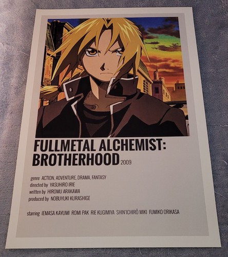 Affiche manga fullmetal - manga,