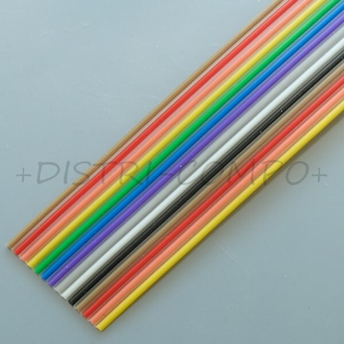 Nappe awg28 couleur points - couleur, 10