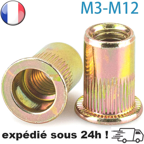 Insert écrou rivet fileté - insert,