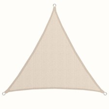 Voile d'ombrage UV - 3x3x3 HDPE Triangle Protection Solaire - Toile de Jardin...