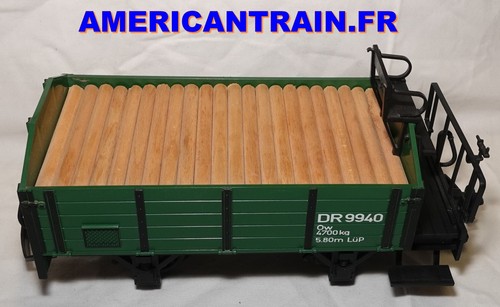 Wagon marchandises vert à - wagon,