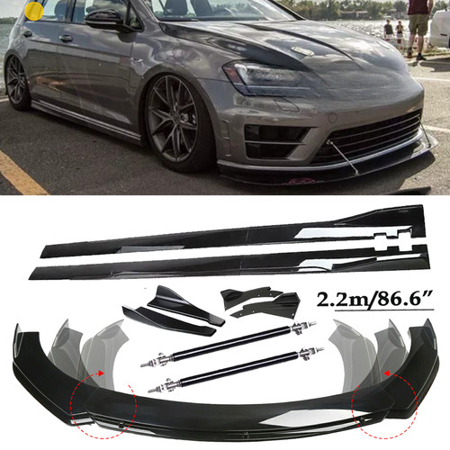 Front bumper lip splitter - bumper,