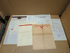 FURNITURE furniture factories PARIS set of 7 invoices 1930