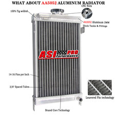 3 Rangées Aluminium Radiateur
