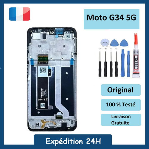 écran complet motorola g34 - complet, 5g